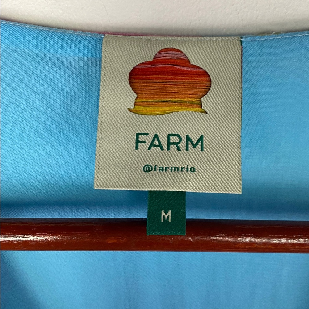 FARM Rio Pastel Tropical Mini Dress in Pink, Blue & Green - Picture 3 of 4